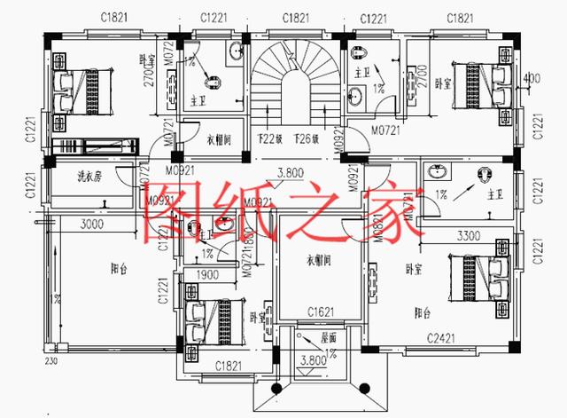 現(xiàn)代風(fēng)二層別墅設(shè)計圖，180平只要35萬，心動不如行動！