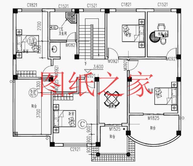 現(xiàn)代風(fēng)二層別墅設(shè)計圖，180平只要35萬，心動不如行動！