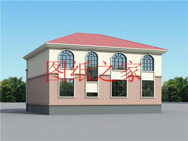 現(xiàn)代風(fēng)二層別墅設(shè)計圖，180平只要35萬，心動不如行動！