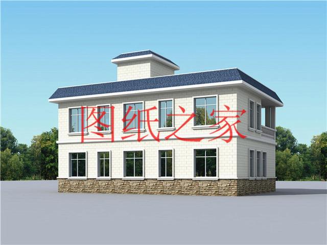 現(xiàn)代風(fēng)二層別墅設(shè)計圖，180平只要35萬，心動不如行動！