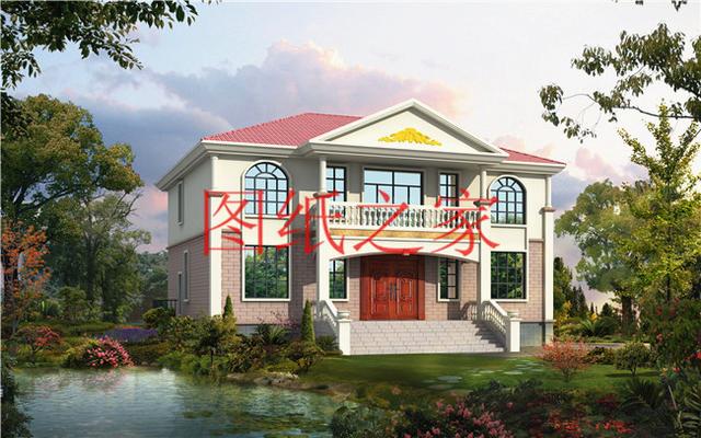 現(xiàn)代風(fēng)二層別墅設(shè)計圖，180平只要35萬，心動不如行動！