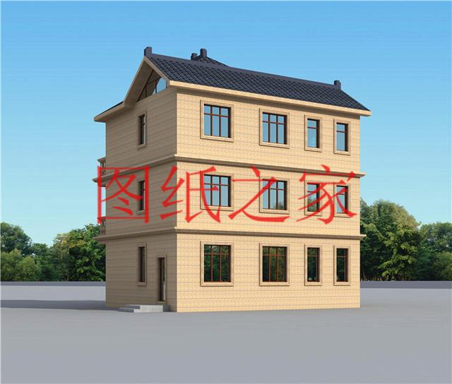 開(kāi)間只有10米，占地不到100平的三層別墅設(shè)計(jì)圖，霸氣外漏！