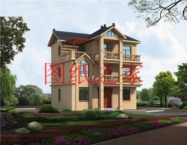 開(kāi)間只有10米，占地不到100平的三層別墅設(shè)計(jì)圖，霸氣外漏！