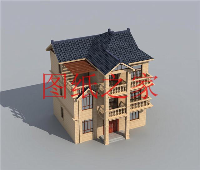 開(kāi)間只有10米，占地不到100平的三層別墅設(shè)計(jì)圖，霸氣外漏！