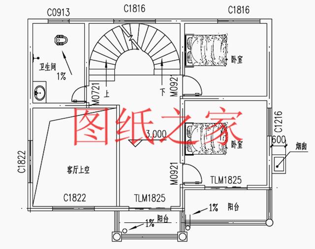 開(kāi)間只有10米，占地不到100平的三層別墅設(shè)計(jì)圖，霸氣外漏！