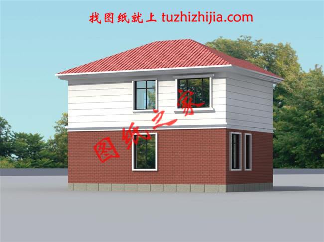 農(nóng)村15萬(wàn)元二層小樓圖，共4間臥室