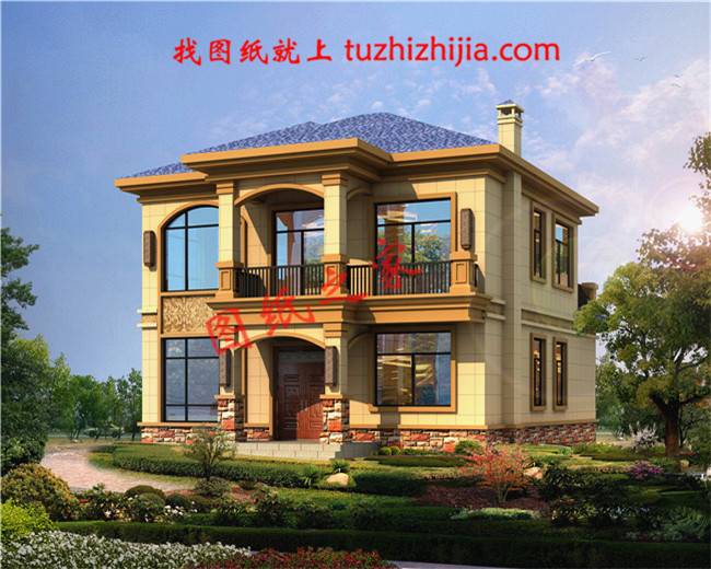 25萬農(nóng)村二層樓房設(shè)計(jì)圖紙，經(jīng)濟(jì)實(shí)用又時(shí)尚大氣！