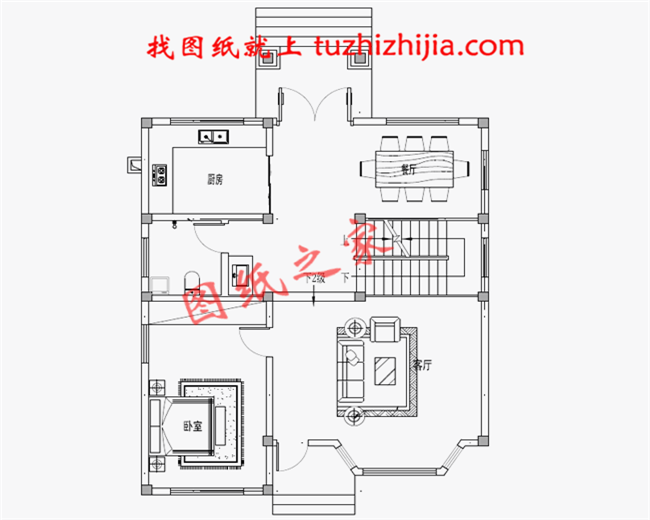 25萬農(nóng)村二層樓房設(shè)計(jì)圖紙，經(jīng)濟(jì)實(shí)用又時(shí)尚大氣！