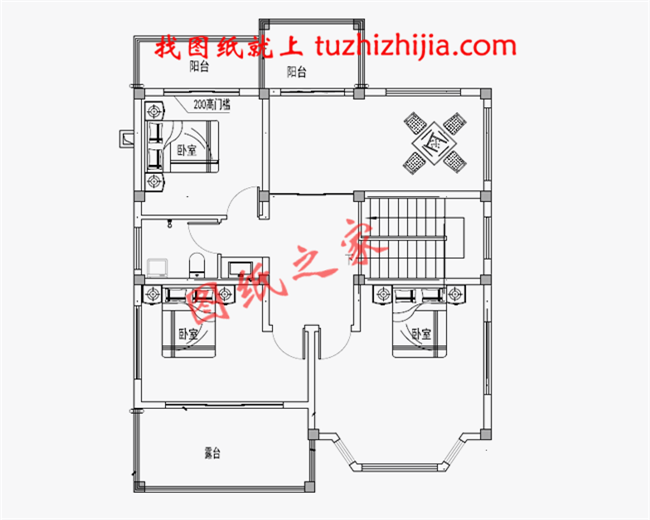 25萬農(nóng)村二層樓房設(shè)計(jì)圖紙，經(jīng)濟(jì)實(shí)用又時(shí)尚大氣！
