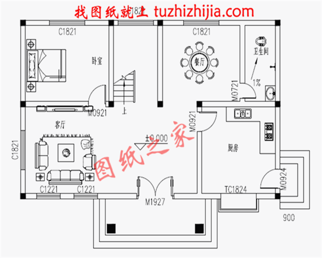 25萬農(nóng)村二層樓房設(shè)計(jì)圖紙，經(jīng)濟(jì)實(shí)用又時(shí)尚大氣！
