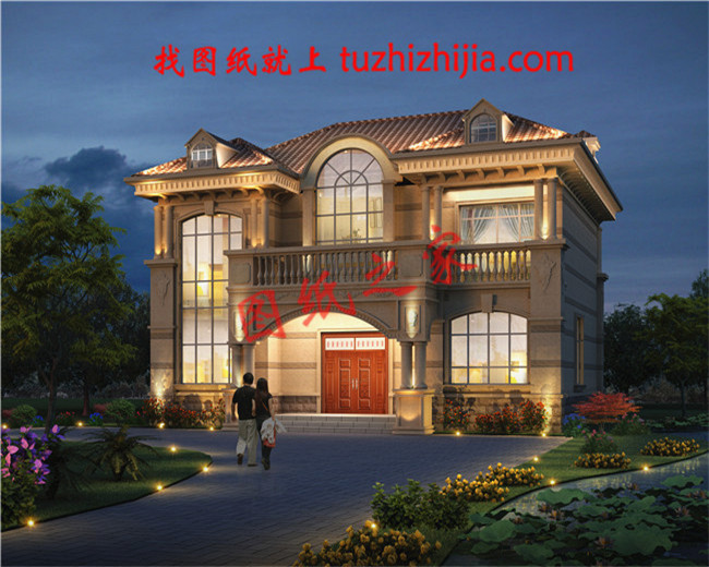 25萬農(nóng)村二層樓房設(shè)計(jì)圖紙，經(jīng)濟(jì)實(shí)用又時(shí)尚大氣！