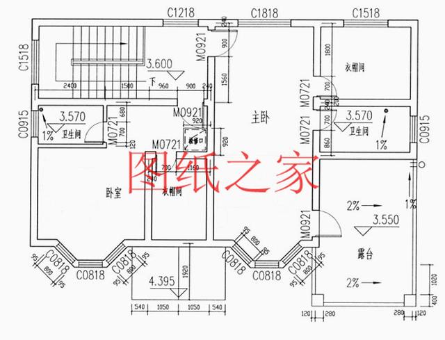 時(shí)尚小戶型獨(dú)棟二層別墅圖，占地100平左右，夠用也不浪費(fèi)！