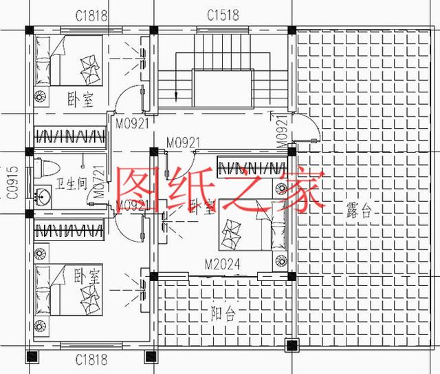 時(shí)尚小戶型獨(dú)棟二層別墅圖，占地100平左右，夠用也不浪費(fèi)！