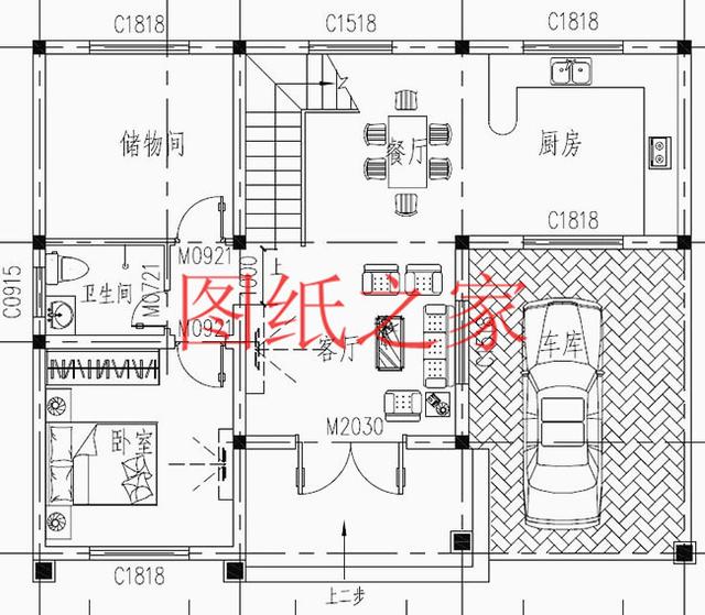 時(shí)尚小戶型獨(dú)棟二層別墅圖，占地100平左右，夠用也不浪費(fèi)！