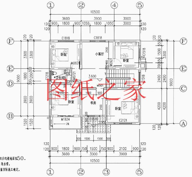時(shí)尚小戶型獨(dú)棟二層別墅圖，占地100平左右，夠用也不浪費(fèi)！