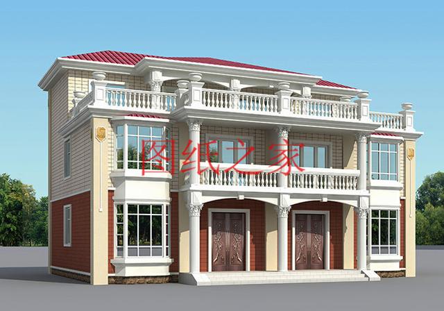 3套兄弟雙拼別墅戶型平面圖，比獨(dú)棟更美觀大氣！