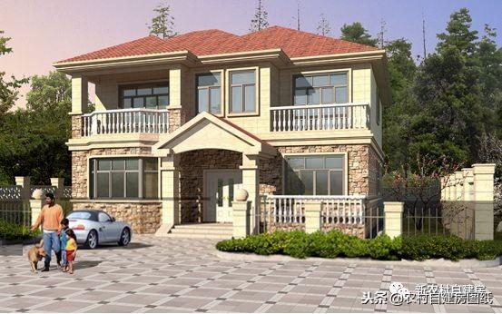 5款新風尚歐式自建房戶型圖，造價感人絕不會踩雷