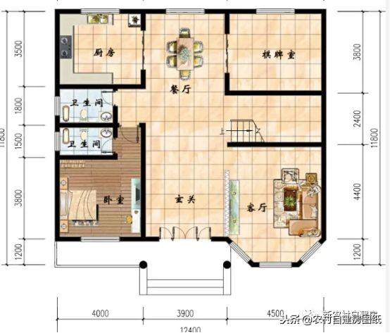5款新風尚歐式自建房戶型圖，造價感人絕不會踩雷