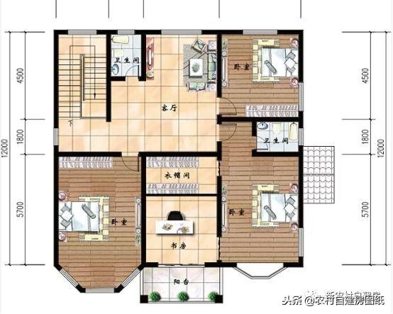 5款新風尚歐式自建房戶型圖，造價感人絕不會踩雷