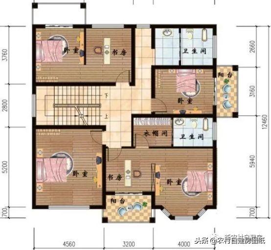5款新風尚歐式自建房戶型圖，造價感人絕不會踩雷