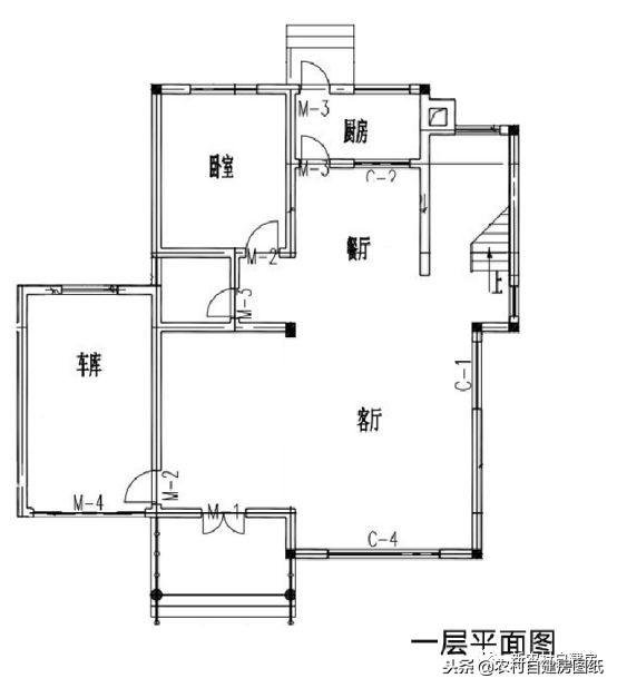 可做雙拼可做獨棟的自建房戶型圖，建一棟姑娘踏破你家門檻