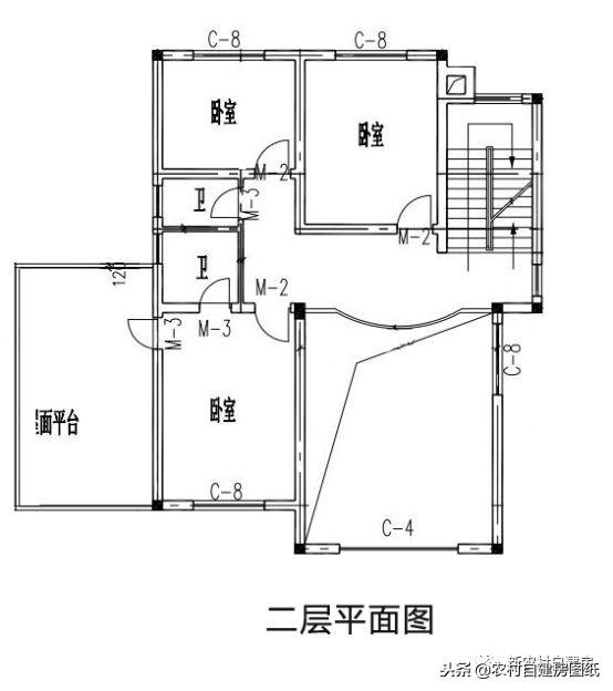 可做雙拼可做獨棟的自建房戶型圖，建一棟姑娘踏破你家門檻