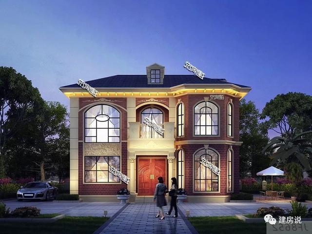 這款二層自建房別墅造價(jià)只需40萬（附方案），誰還去城市買房