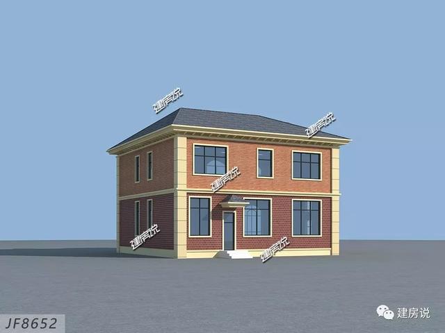 這款二層自建房別墅造價(jià)只需40萬（附方案），誰還去城市買房