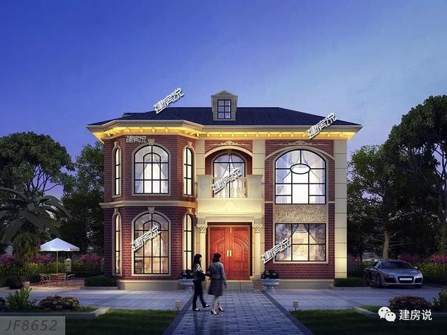 這款二層自建房別墅造價(jià)只需40萬（附方案），誰還去城市買房