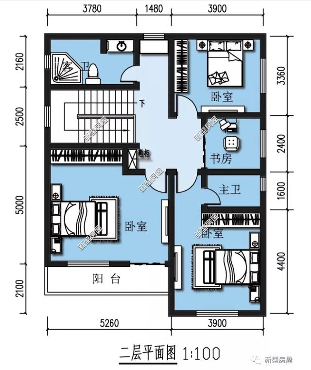 5套帶地下室農(nóng)村自建房設(shè)計圖，好看又實用