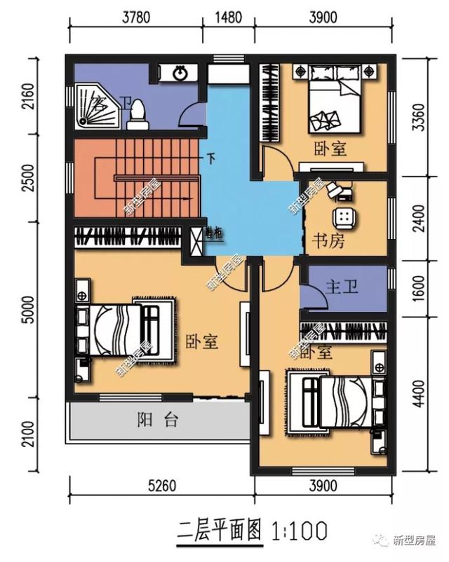 5套帶地下室農(nóng)村自建房設(shè)計圖，好看又實用