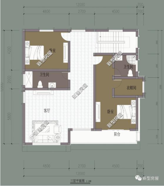 5套帶地下室農(nóng)村自建房設(shè)計圖，好看又實用