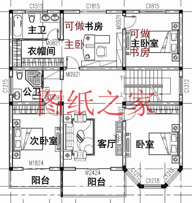 12X12米農(nóng)村二層別墅設(shè)計(jì)圖，功能齊全造價(jià)實(shí)惠，大家都說好！