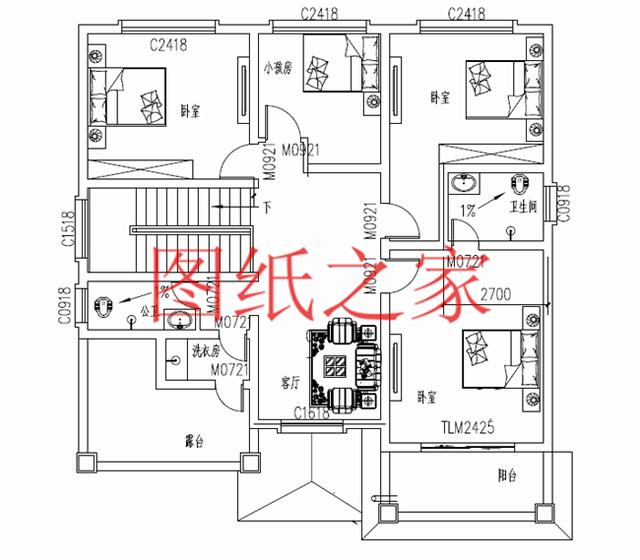 12X12米農(nóng)村二層別墅設(shè)計(jì)圖，功能齊全造價(jià)實(shí)惠，大家都說好！