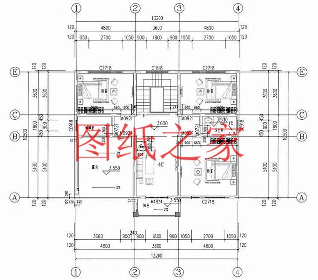 兩套尺寸相反的二層別墅，13X10米、10X13米你更喜歡哪個(gè)？