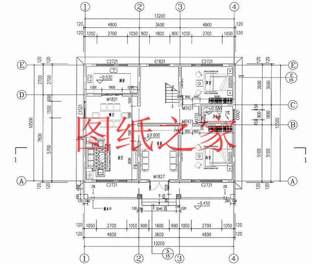 兩套尺寸相反的二層別墅，13X10米、10X13米你更喜歡哪個(gè)？