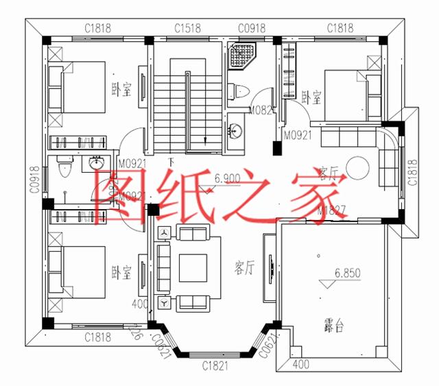 最受歡迎的三層別墅設(shè)計(jì)圖，12X11米戶型方正，美觀又實(shí)用！