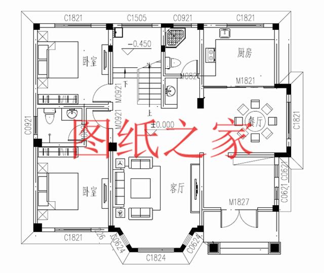 最受歡迎的三層別墅設(shè)計(jì)圖，12X11米戶型方正，美觀又實(shí)用！
