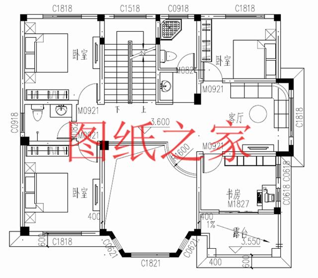 最受歡迎的三層別墅設(shè)計(jì)圖，12X11米戶型方正，美觀又實(shí)用！