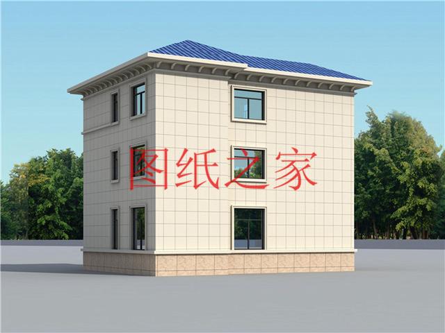 11X11米農(nóng)村三層別墅設(shè)計(jì)圖紙，省錢又省地，是你最好的選擇！