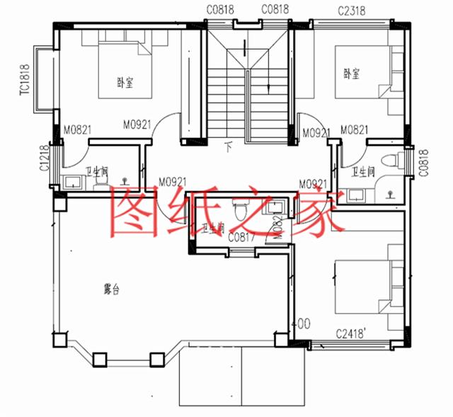 11X11米農(nóng)村三層別墅設(shè)計(jì)圖紙，省錢又省地，是你最好的選擇！