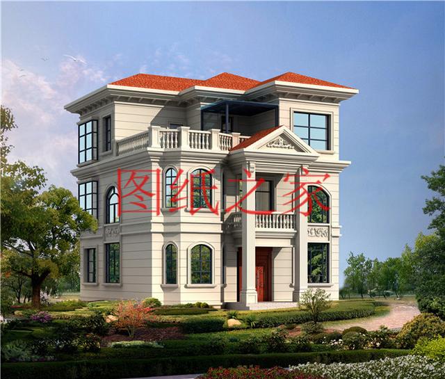 11X11米農(nóng)村三層別墅設(shè)計(jì)圖紙，省錢又省地，是你最好的選擇！