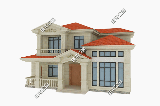 13X8米農(nóng)村二層美式別墅設(shè)計，自家蓋房選這個戶型很不錯，精美大氣