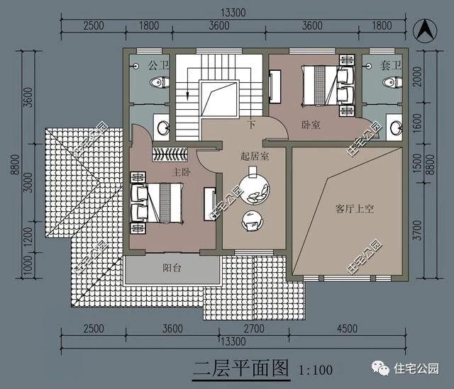 13X8米農(nóng)村二層美式別墅設(shè)計，自家蓋房選這個戶型很不錯，精美大氣
