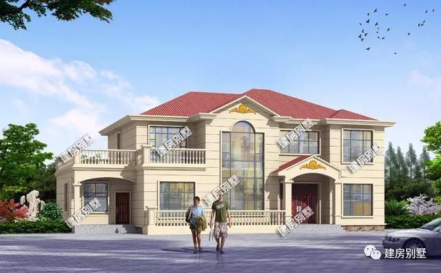 大戶型的農(nóng)村自建房方案，復(fù)式客廳，建了睡覺偷著笑