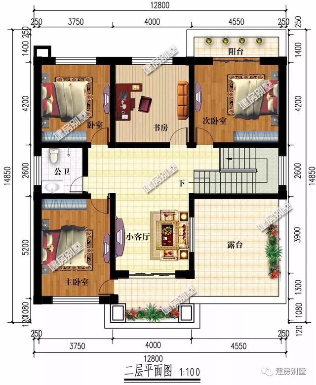 現(xiàn)代簡約風(fēng)格的農(nóng)村二層自建房，第一棟帶車庫，第二棟23萬