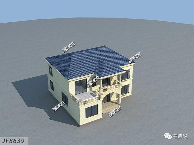 這套實(shí)用又漂亮的二層別墅設(shè)計(jì)圖，高端大氣上檔次，一點(diǎn)不輸高層
