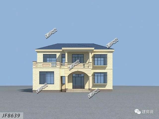 這套實(shí)用又漂亮的二層別墅設(shè)計(jì)圖，高端大氣上檔次，一點(diǎn)不輸高層