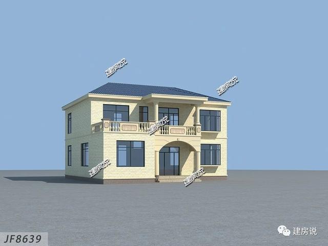 這套實(shí)用又漂亮的二層別墅設(shè)計(jì)圖，高端大氣上檔次，一點(diǎn)不輸高層