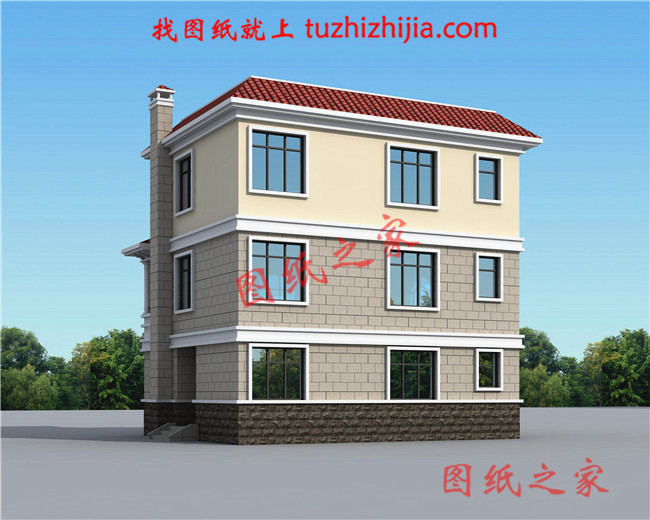 新農(nóng)村三層樓房設(shè)計(jì)圖,造價(jià)17萬(wàn)圖片含設(shè)計(jì)，簡(jiǎn)單好看還省錢(qián)！